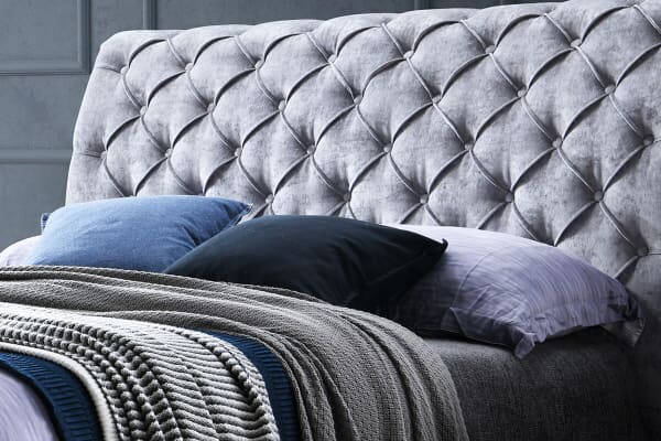 An image for Time Living Venice Grey Bed Frame