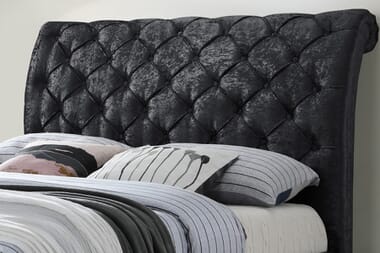 An image for Time Living Venice Black Bed Frame