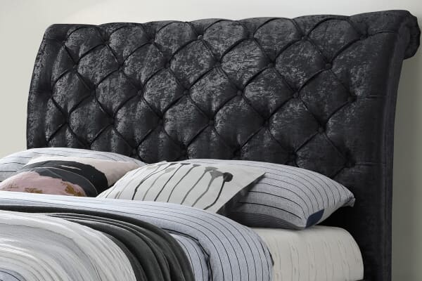 An image for Time Living Venice Black Bed Frame