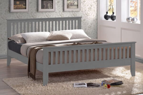 An image for Time Living Turin Grey Bed Frame