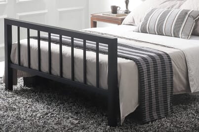 An image for Metro Black Bed Frame