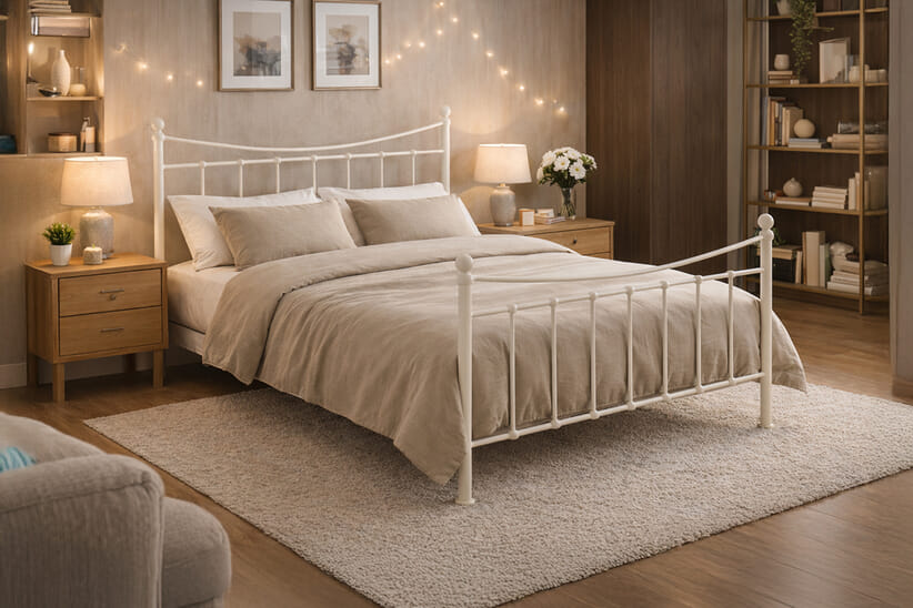 An image for Alderley Ivory Bed Frame