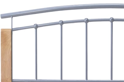 An image for Tetras Silver Bed Frame