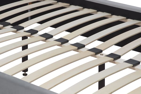 An image for Birlea Balmoral Grey Velvet Fabric Bed