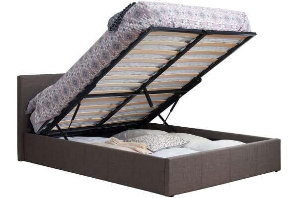 An image for Birlea Berlin Grey Fabric Ottoman Bed