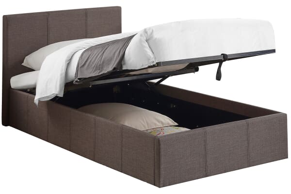 An image for Birlea Berlin Grey Fabric Ottoman Bed
