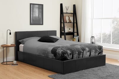 An image for Berlin Black Ottoman Bed