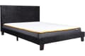 Birlea Berlin Black Crushed Velvet Fabric Bed