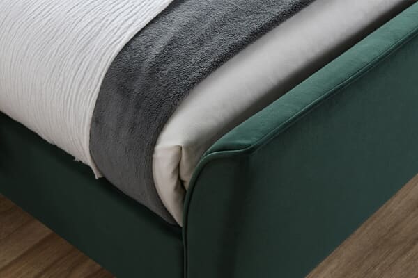 An image for Birlea Clover Green Fabric Bed