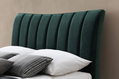 An image for Birlea Clover Green Fabric Bed