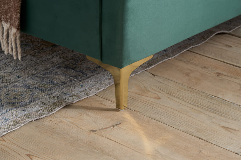 An image for Clover Green Fabric Bed
