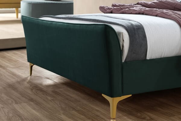 An image for Birlea Clover Green Fabric Bed