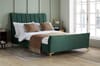 Clover Green Fabric Bed