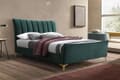 Birlea Clover Green Fabric Bed