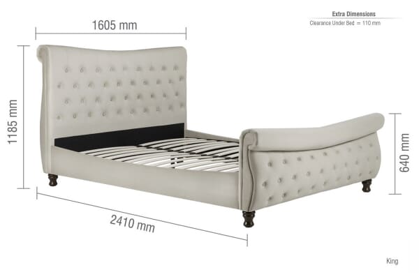 An image for Birlea Copenhagen Warm Stone Bed