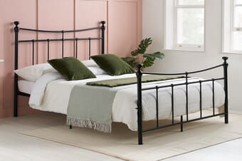 A product image for the Emily Black Bed