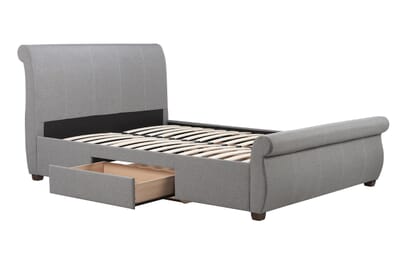 An image for Lancaster Grey Fabric Bed