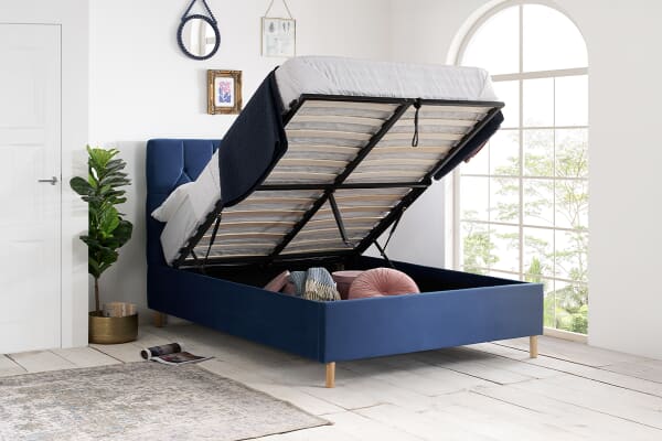An image for Birlea Loxley Blue Ottoman Bed