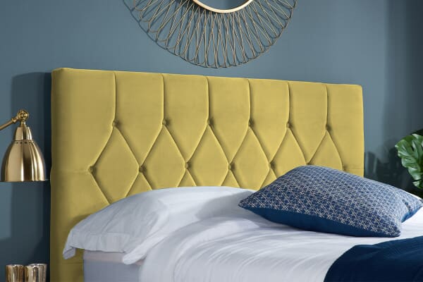 An image for Birlea Loxley Mustard Ottoman Bed
