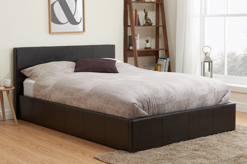 An image for Berlin Brown Ottoman Bed