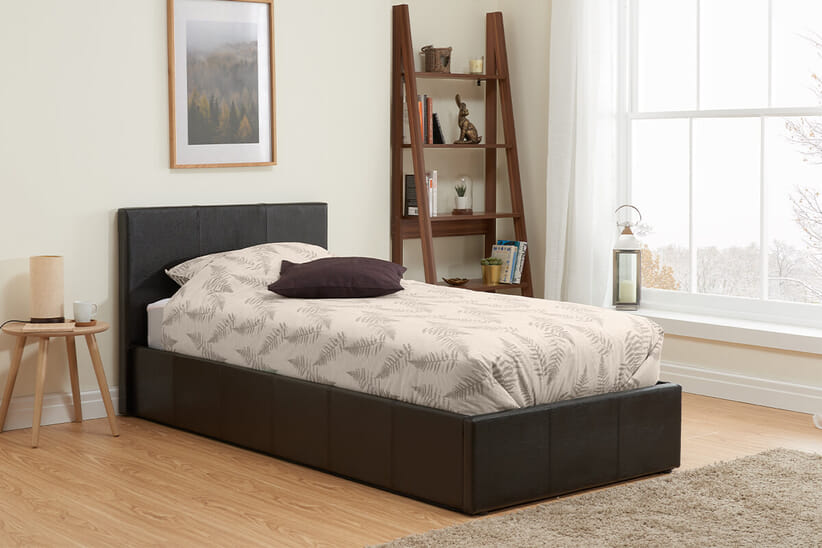 An image for Berlin Brown Ottoman Bed