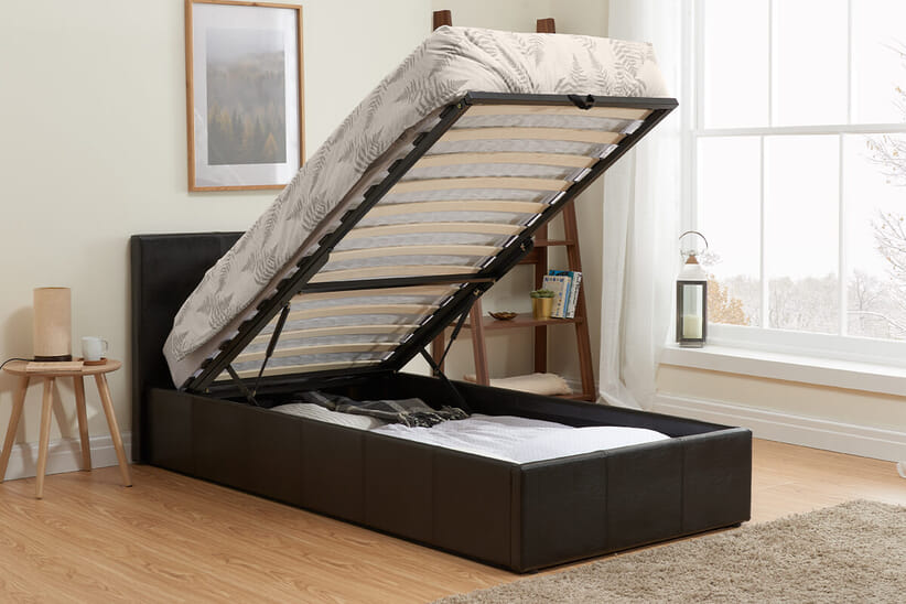 An image for Berlin Brown Ottoman Bed