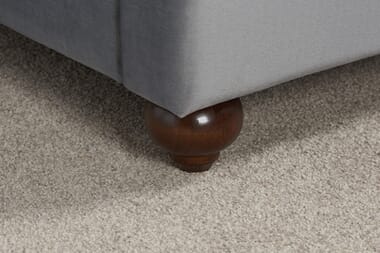 An image for Birlea Marlow Grey Velvet Fabric Bed