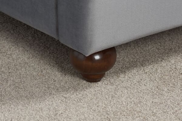 An image for Birlea Marlow Grey Velvet Fabric Bed