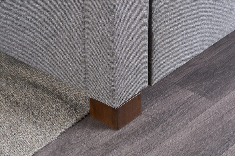 An image for Shelby Grey Fabric Bed