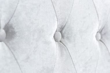 An image for Birlea Sienna Steel Crushed Velvet Fabric Bed