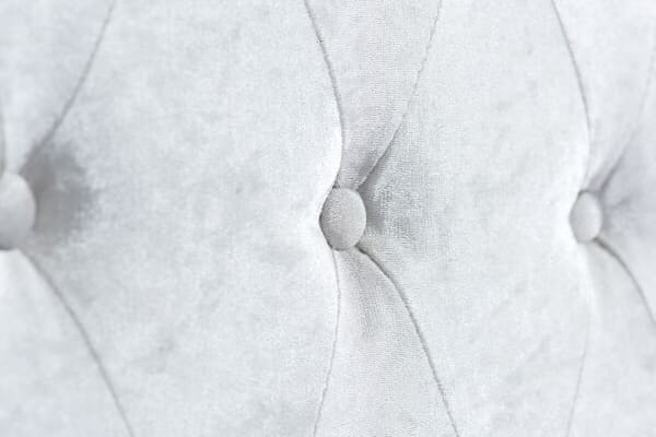 An image for Birlea Sienna Steel Crushed Velvet Fabric Bed