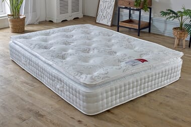 An image for Spring King® Sanctuary Spa 2000 Pillow Top Mattress + Premium Divan Bed