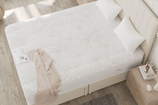 An image for Spring King® Sanctuary Spa 2000 Pillow Top Mattress + Premium Divan Bed