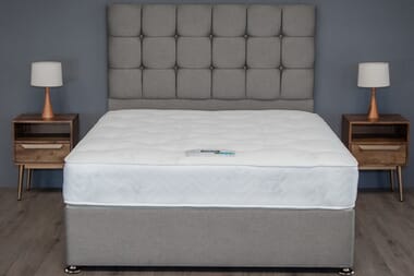 An image for Spring King Pocket Tuscany 2000 Natural Mattress + Premium Divan Bed