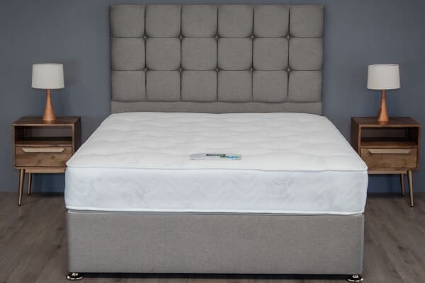 An image for Spring King Pocket Tuscany 2000 Natural Mattress + Premium Divan Bed
