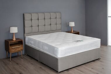 An image for Spring King Pocket Tuscany 2000 Natural Mattress + Premium Divan Bed