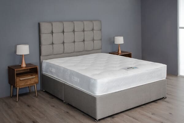 An image for Spring King Pocket Tuscany 2000 Natural Mattress + Premium Divan Bed