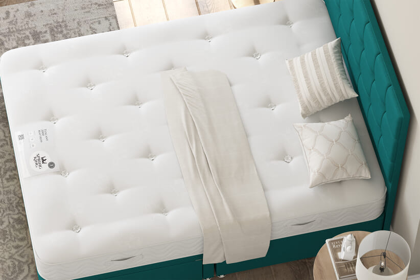 An image for Spring King® Tuscany 2000 Mattress + Premium Divan Bed