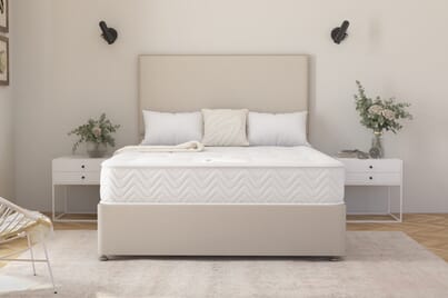 An image for Spring King Grand Ortho 2000 Mattress + Premium Divan Bed