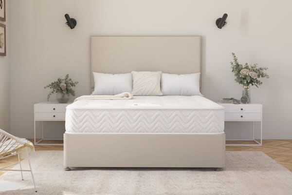 An image for Spring King Grand Ortho 2000 Mattress + Premium Divan Bed