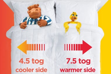 An image for Silentnight Yours & Mine Duvets - 4.5 & 7.5 Tog