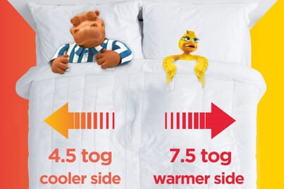 An image for Silentnight Yours & Mine Duvets - 4.5 & 7.5 Tog