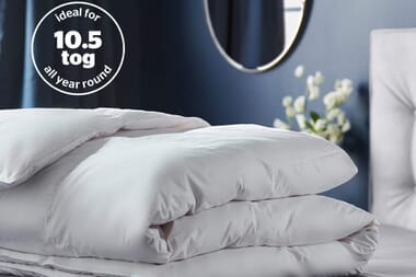 An image for Silentnight Feather and Down 10.5 Tog Duvet