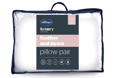 An image for Silentnight Feather and Down Pillow Pair