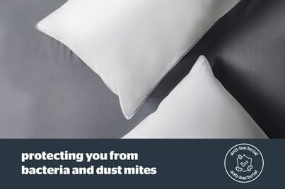 An image for Silentnight Feather and Down Pillow Pair