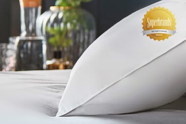 An image for Silentnight Feather and Down Pillow Pair