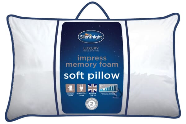 An image for Silentnight Impress Memory Foam Pillow – Soft 
