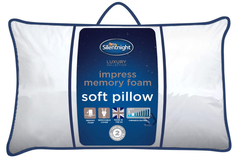 An image for Silentnight Impress Memory Foam Pillow – Soft 