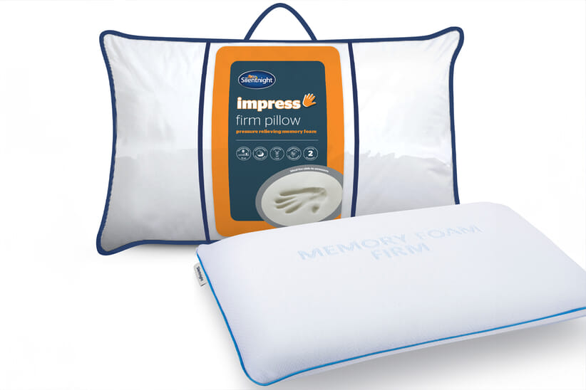 An image for Silentnight Impress Memory Foam Pillow – Firm