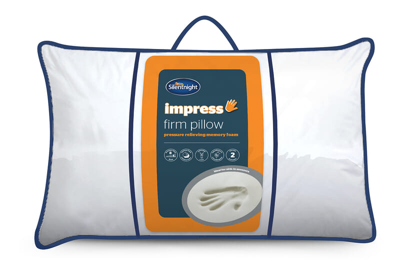 An image for Silentnight Impress Memory Foam Pillow – Firm 